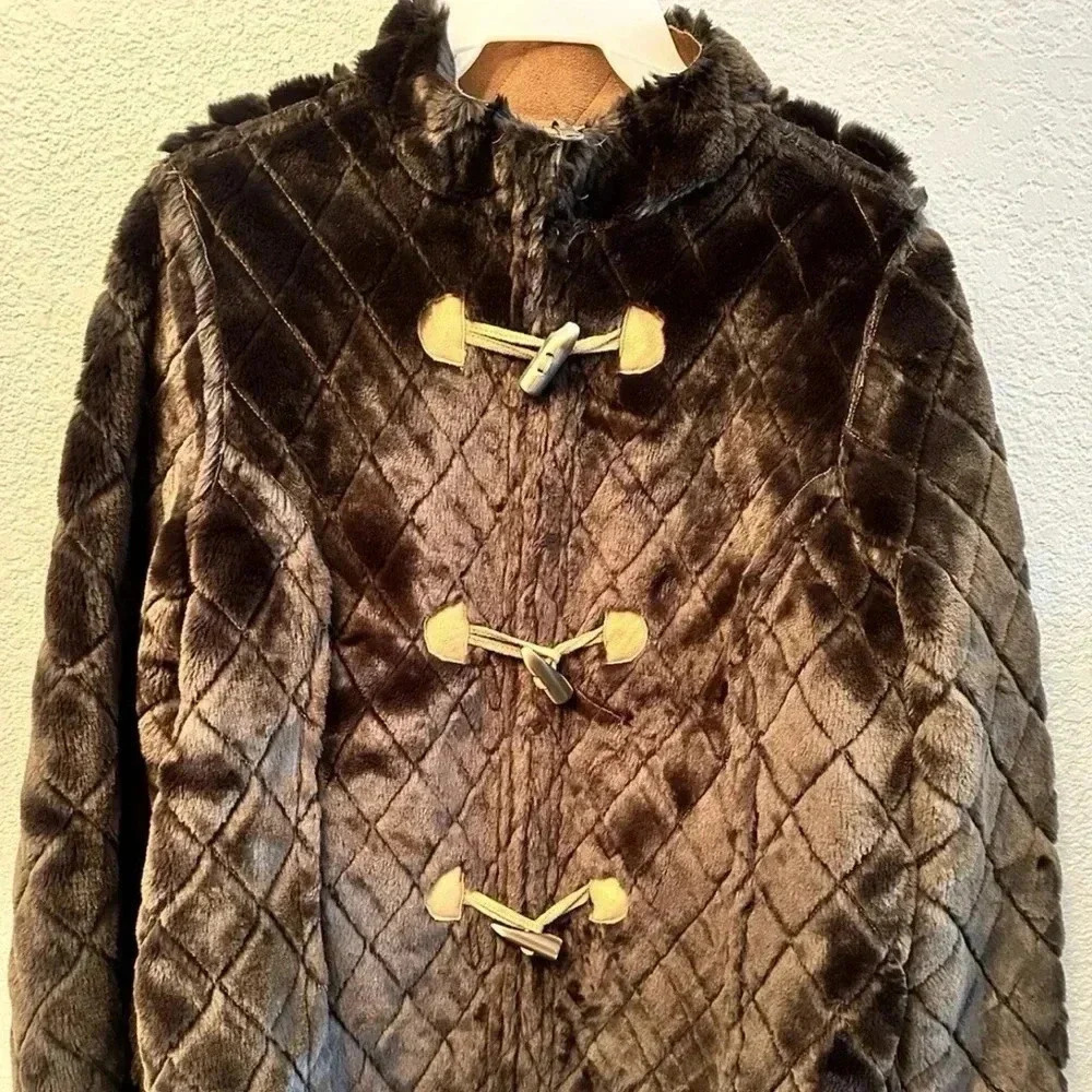 Woman’s vintage fur coat